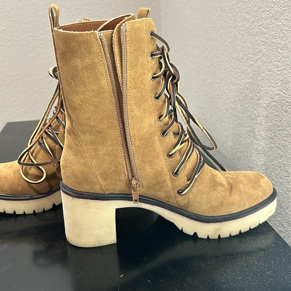 Platform military combat boots - Picture 5 of 6